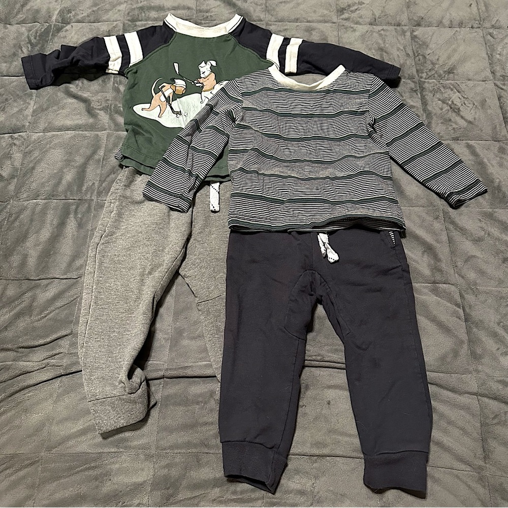 Tommy Bahama - 4pc Set - Blue, Grey, & Green - Sz: 18M
